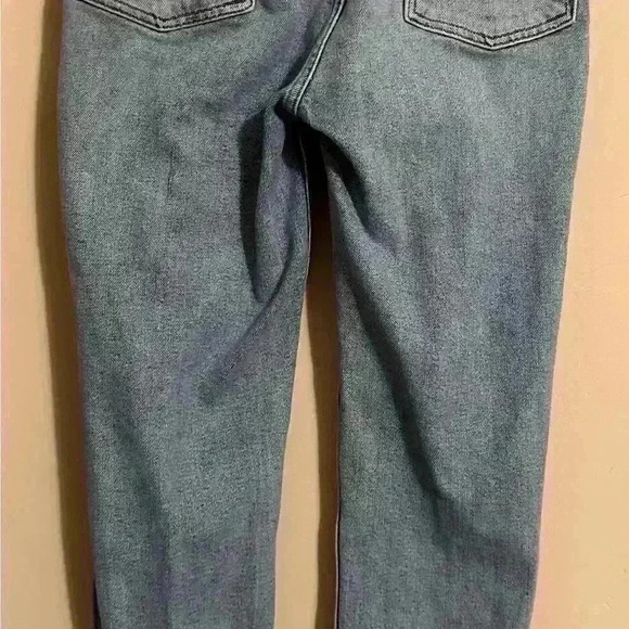 Re/Done Jeans 90’s High Rise Crop Medium Wash Size 28 - Picture 4 of 10